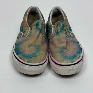 Unisex Kids' Vans Asher Deluxe Tye Dye Slip On Sneakers